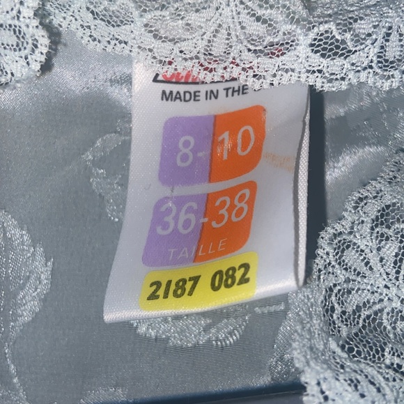 Elegant St Michael vintage jacquard print lace detail long sleeve knee length - Picture 5 of 8